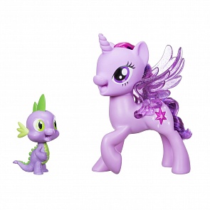 Набор фигурок с поющей Твайлайт Спаркл и Спайк из серии My Little Pony (Hasbro, C0718121)